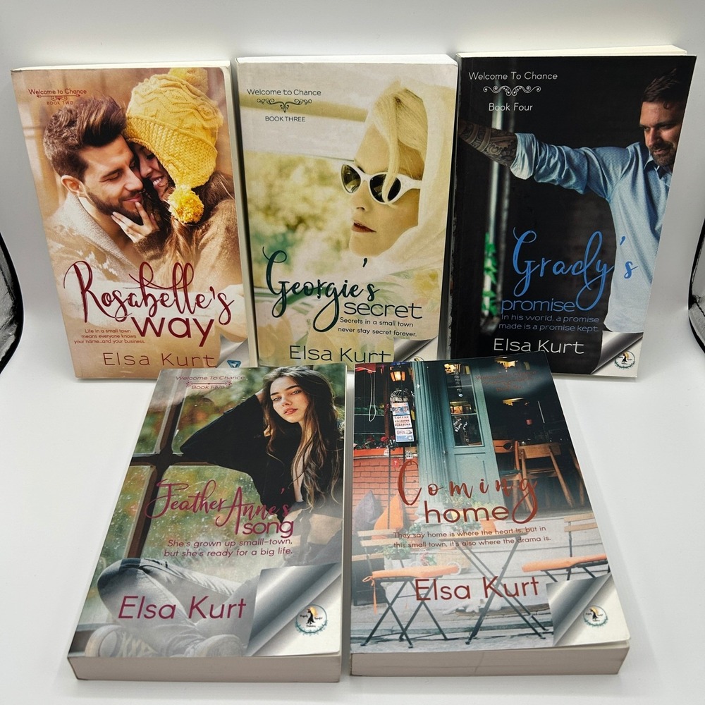 BUNDLE 5 Elsa Kurt Welcome to Chance Romance Novels‎ Books 2-6 Paperback Fiction